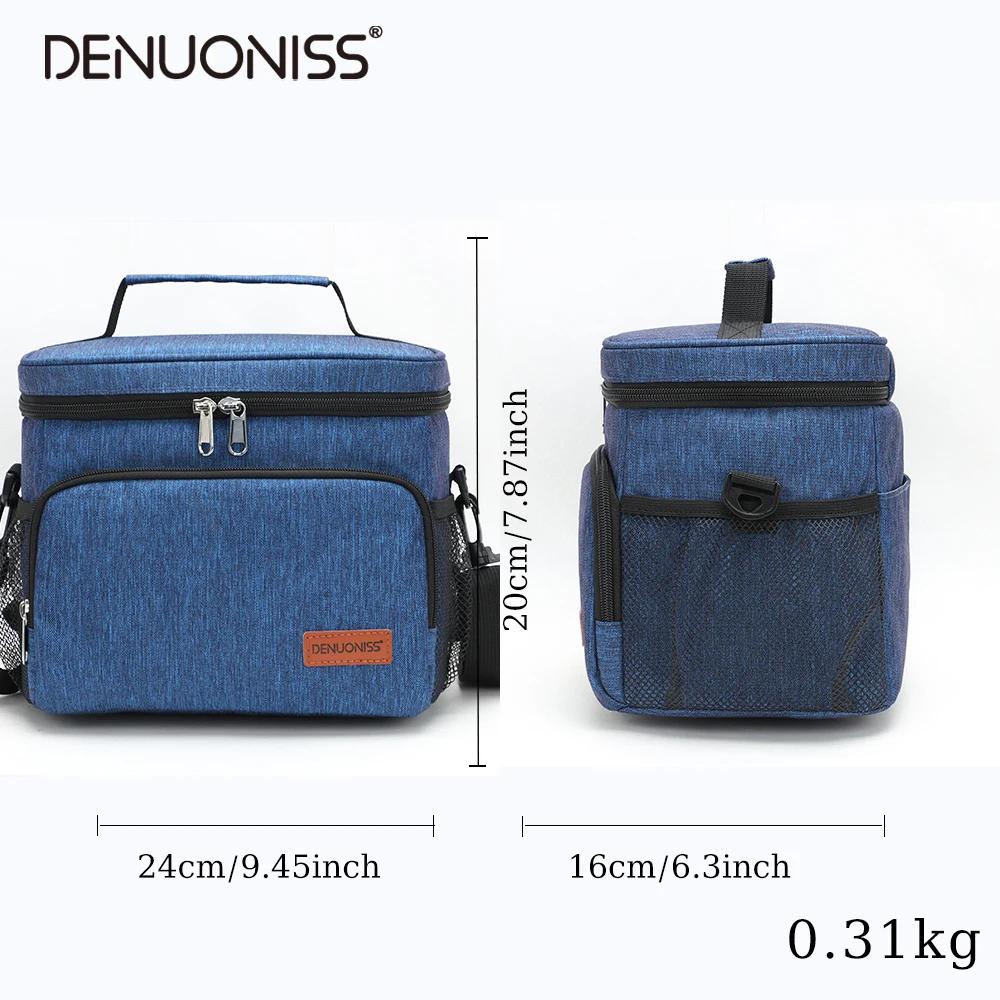 DENUONISS – sac à Lunch Portable de bureau, fourre-tout étanche, sac à main isotherme, sac thermique