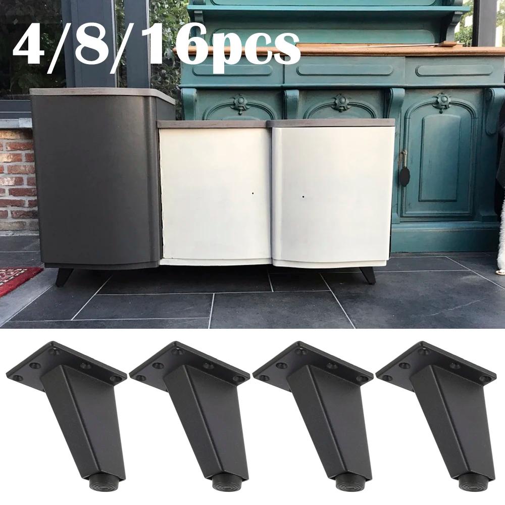 Pieds de Meuble Réglables en Métal Antidérapants, Canapé-Lit, Table, Meuble TV, Support Optique en A