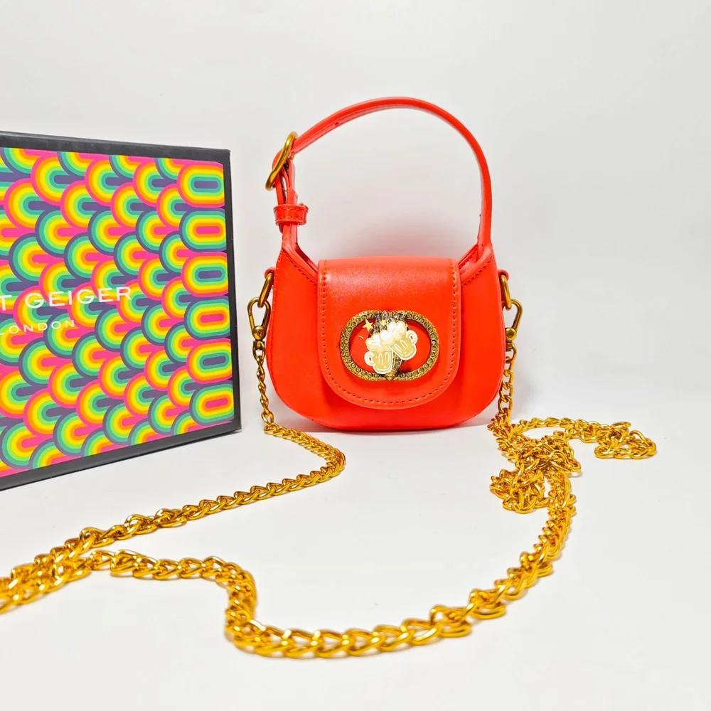Sac bandoulière polyvalent 2026 pour femme, nouveau modèle, mini sac à chaîne contrastant, style env