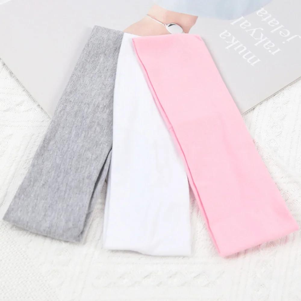 3 pièces élastiques couleur unie bandes de cheveux pour femmes et hommes bandeau course Fitness spor