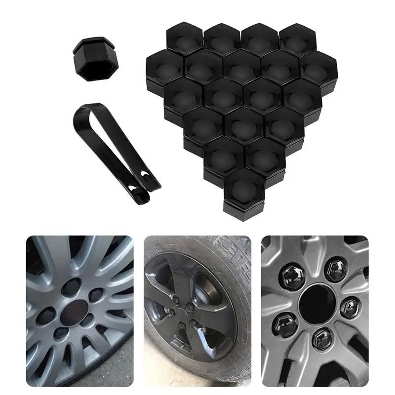 Chaud! Bouchons d'écrou de roue de voiture, 20 pièces, 22/21/19/17mm, couvercles de Protection, anti