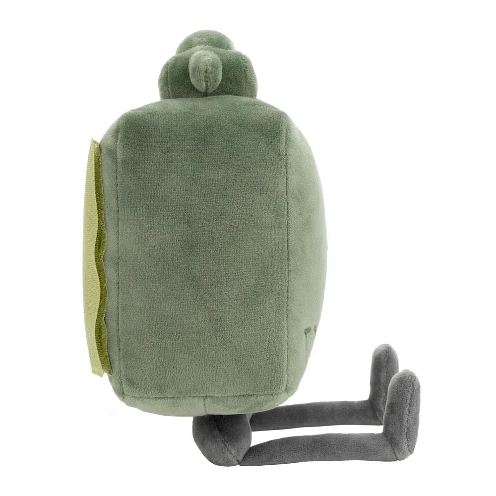 Poupée en peluche Claymore de 20CM, poupée carrée verte Kawaii, accessoires d'oreiller, modèle de Co