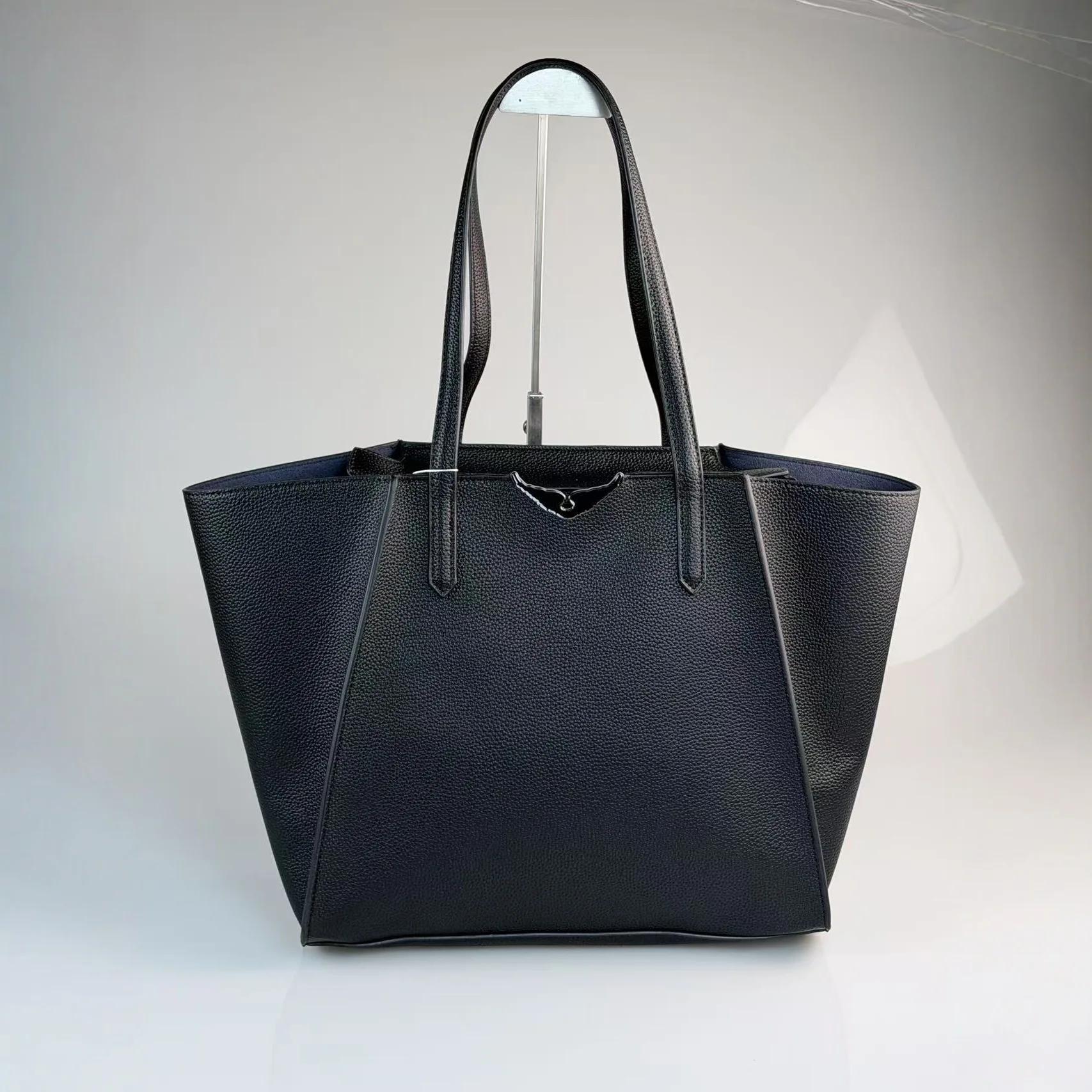 Nouveau Sac Fourre-Tout Grande Capacité pour Femme 2026 - Design Aile Tendance, Poignée Supérieure É