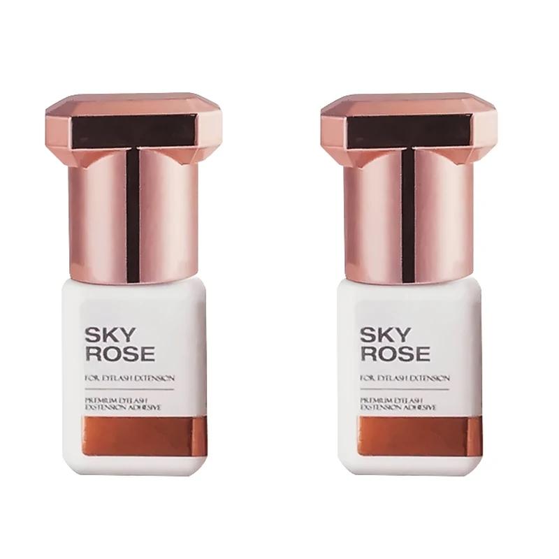 5 bouteilles SKY Rose colle Extensions de cils 1s séchage rapide corée ciel colle 5ml faux cils coll