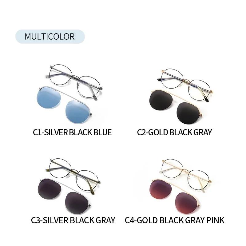 COHK marque de mode Design hommes femmes aimant lunettes de soleil polarisées Clip sur lunettes de s