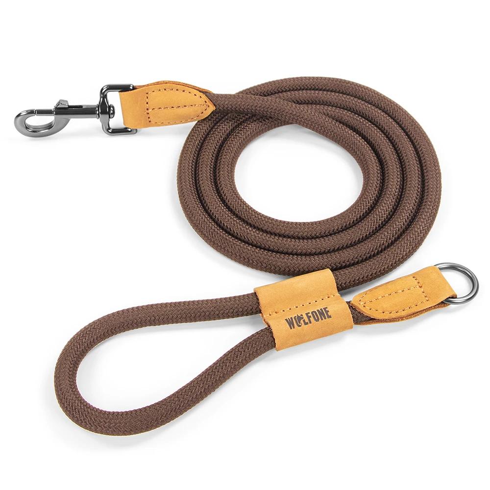 1.8M grande laisse de chien chaîne de taille Traction pour la course à pied réglage simplicité mains