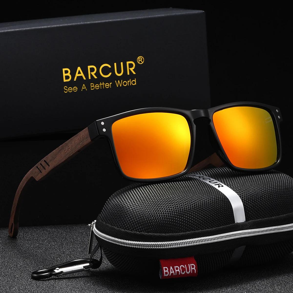 BARCUR Lunettes de soleil de style professionnel simples et confortables, classiques et polyvalentes