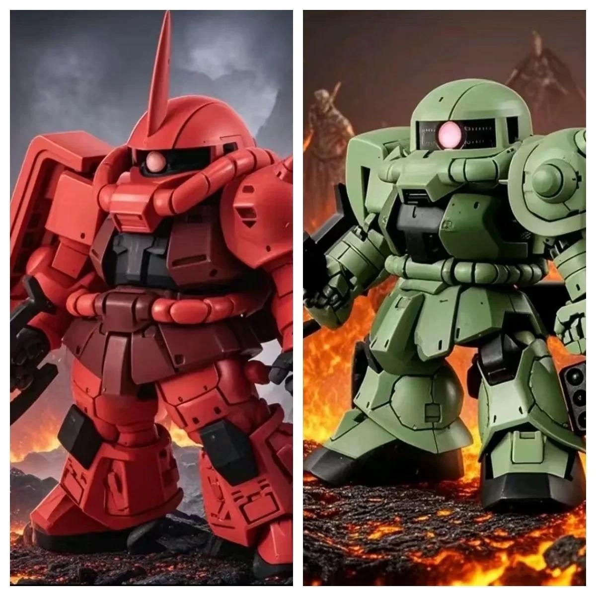 A2026 nouveau modèle d'assemblage jouet Zaku Ii Production de masse een Version Q Version costume Mo