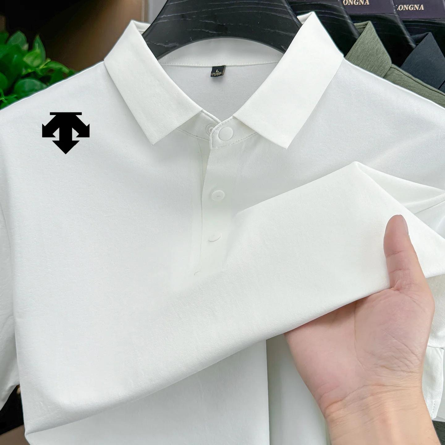 Nouveau polo d'été pour homme à manches courtes, style business décontracté, confortable et sportif,