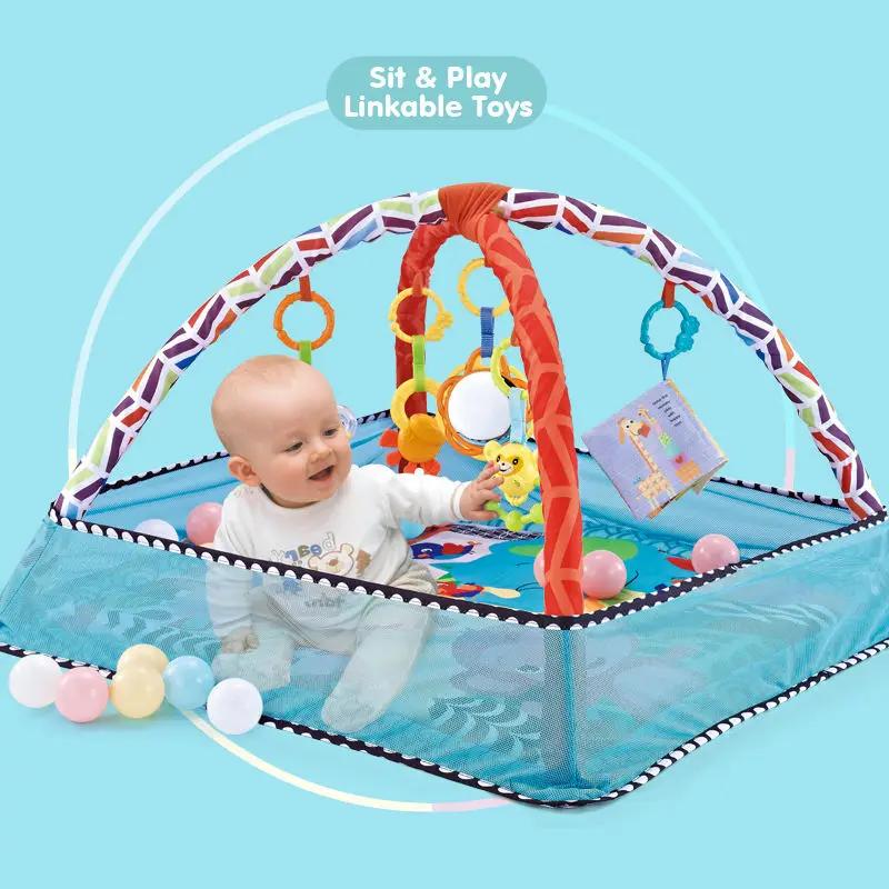 Cadre de Fitness pour bébé, couverture de jeu pour ramper, éducation précoce, Puzzle, tapis rampant 