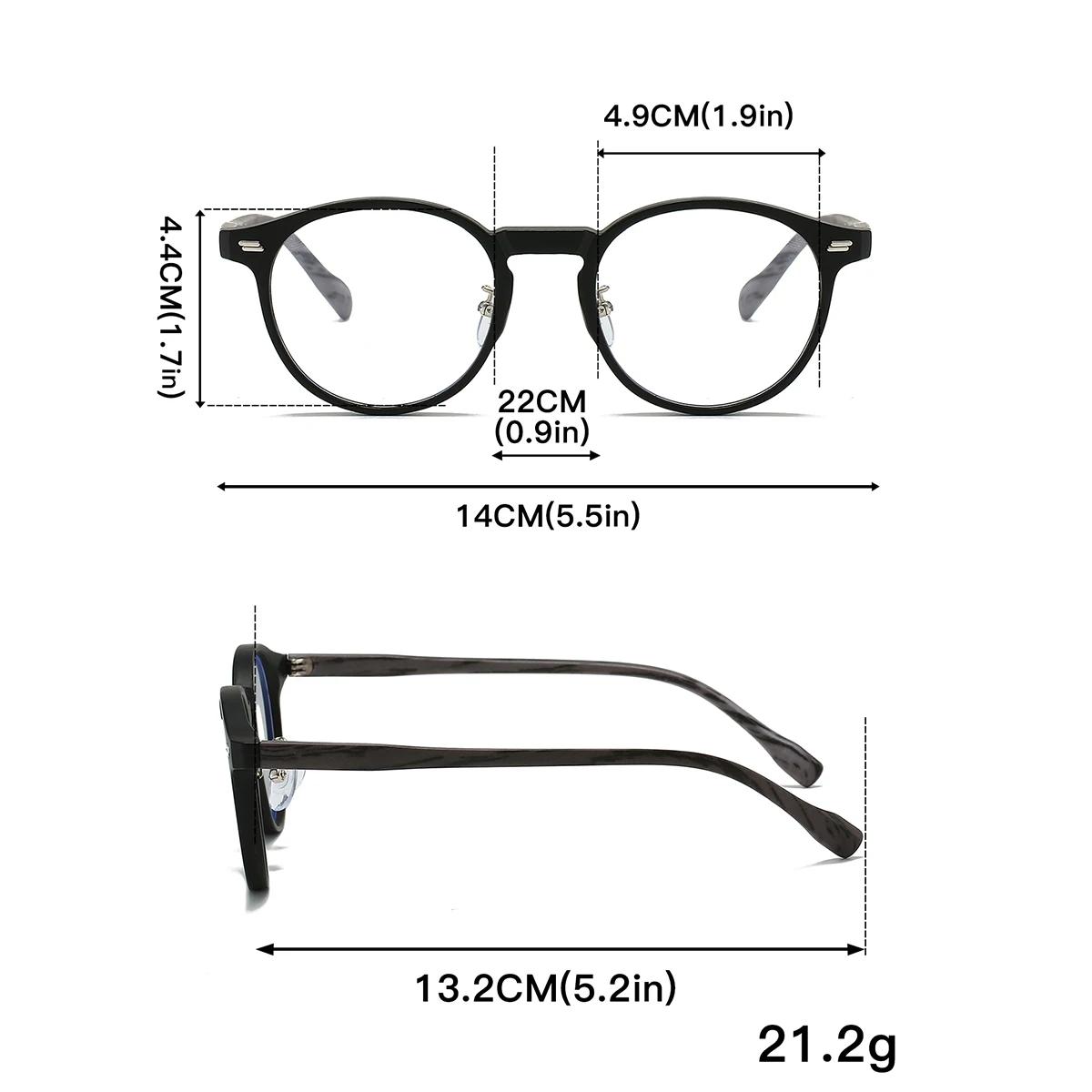 KAMMPT Vintage lunettes rondes mode rétro bleu lumière bloquant lunettes à la mode Design élégant co