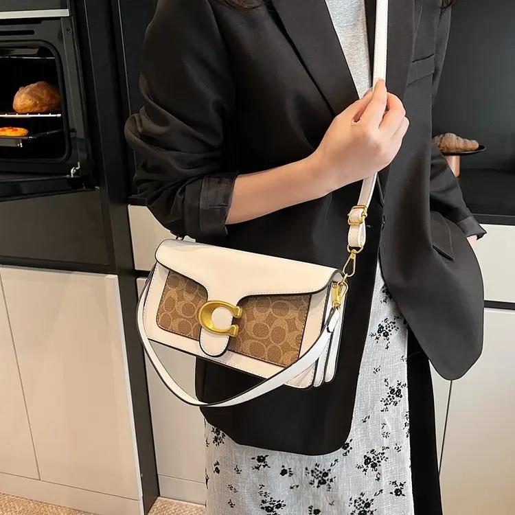 Sac messager en cuir de luxe pour femme – Design élégant, vintage, décontracté, simple, populaire, c