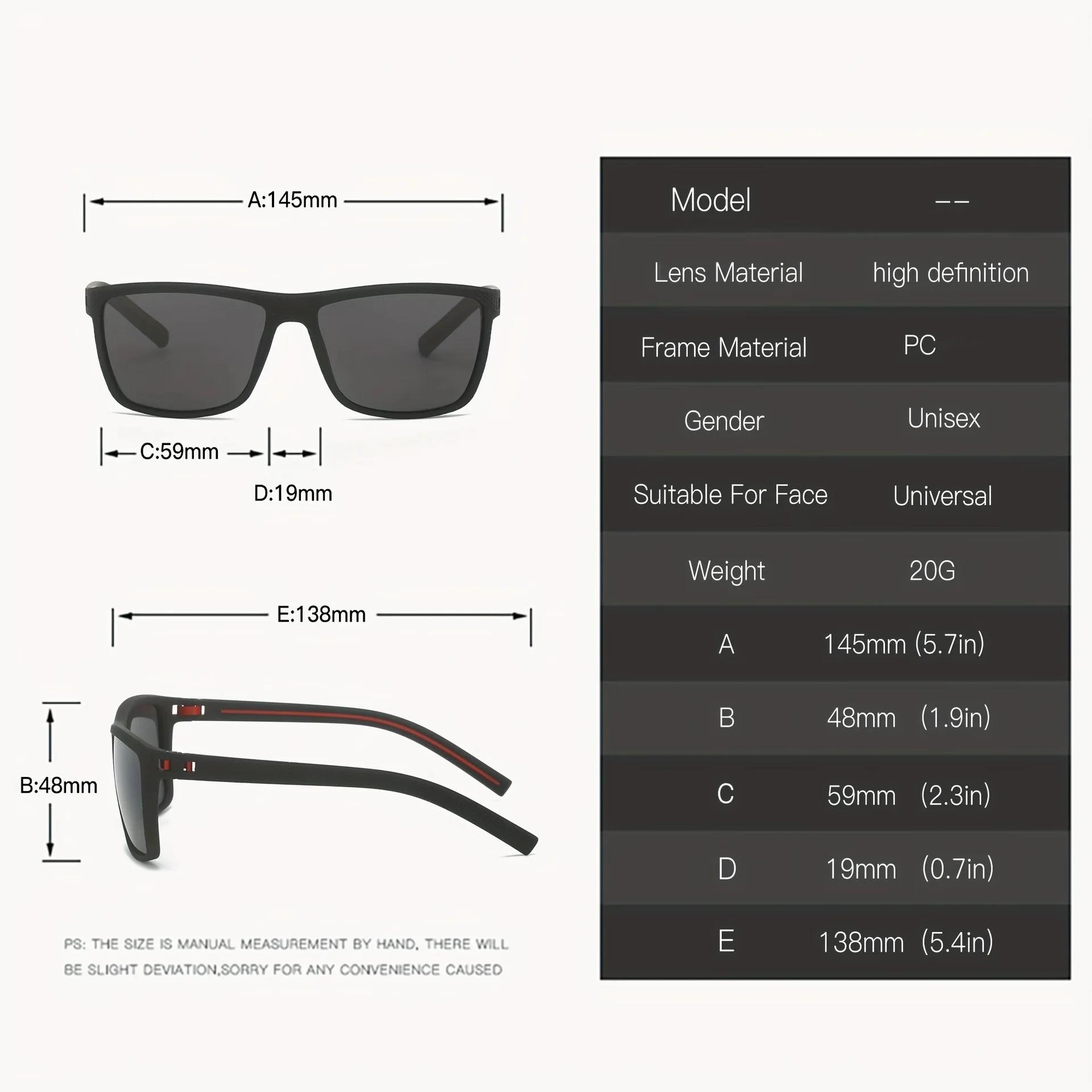 1/2 pièces lunettes de soleil hommes polarisées femmes UV400 lunettes de soleil lunettes de pêche lu