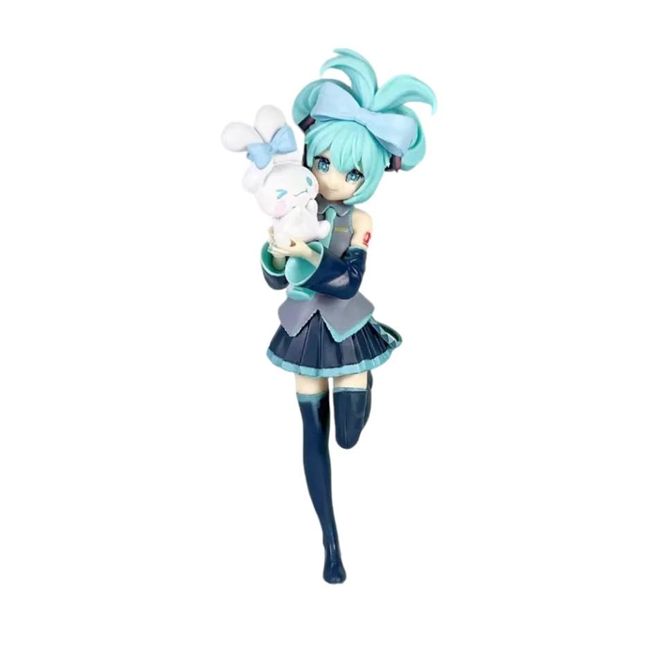 Anime Hatsune Miku Cos raton laveur démon oreilles de chat cannelle Kawaii Miku fille Anime Figure P