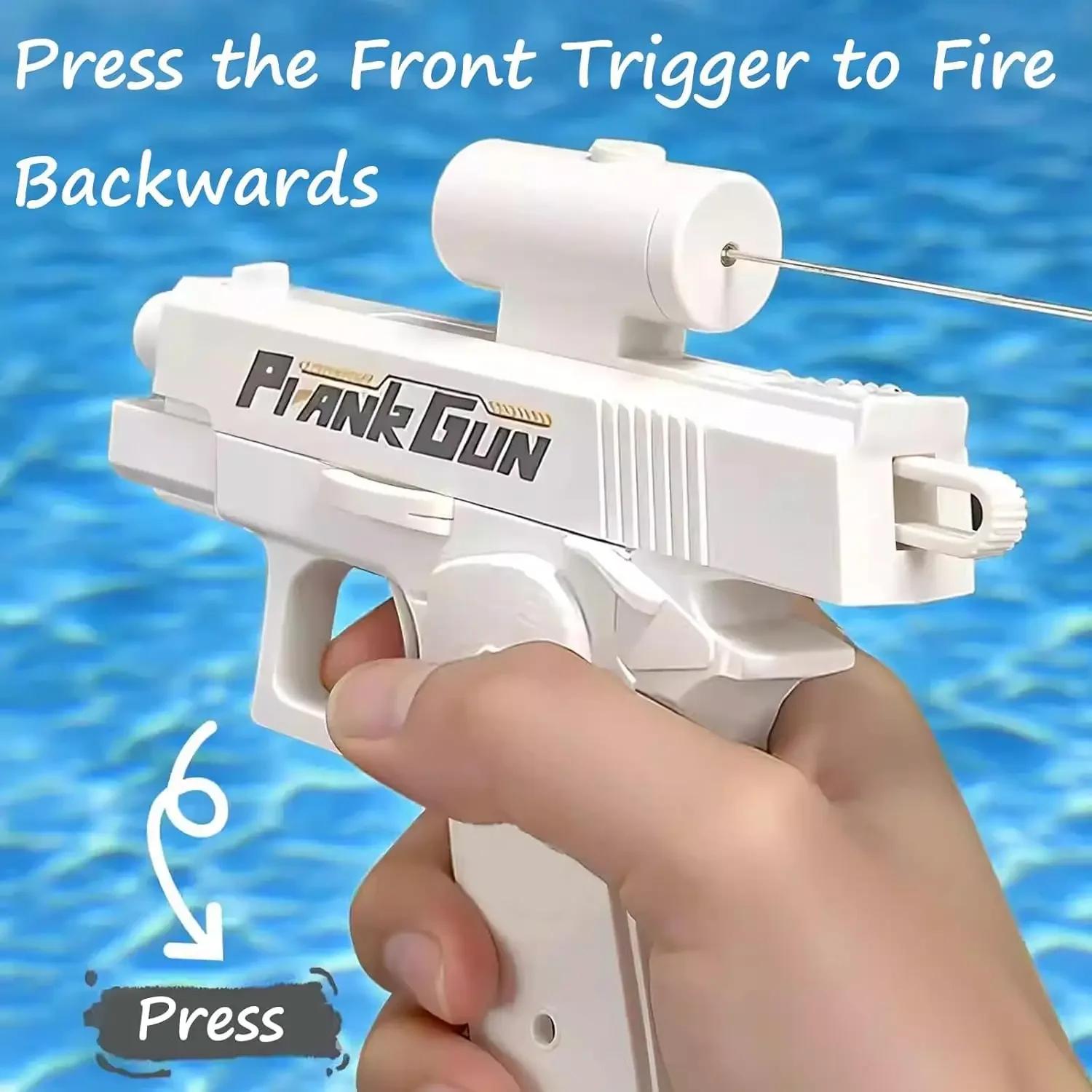 Pistolet de pulvérisation d'eau inversé Double face, farce créative, tactique d'été, Double pulvéris