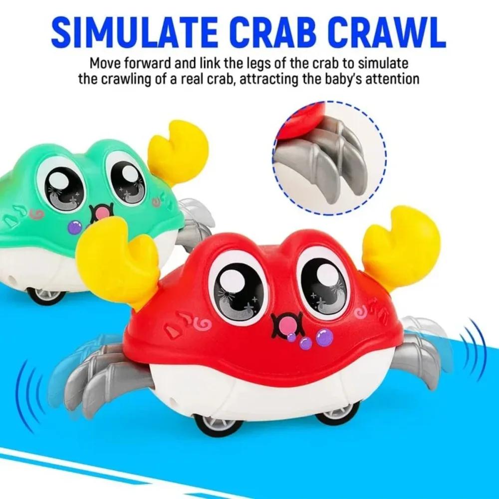 Jouet de Simulation de crabe à Double Force de retour amusante pour enfants, jouet de Simulation de 