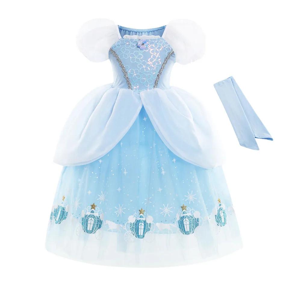 Costume de Cosplay pour filles, robe de princesse pour enfants, Costume de princesse, Elsa, Anna, ra