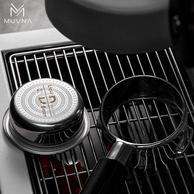 MUVNA-Micro filtre en acier inoxydable 304 à haute extraction, 51/54/58mm, pour expresso