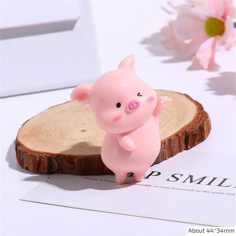 Figurine de overrose de dessin animé mignon, mini figurine, statue de overen résine, jouet de collec