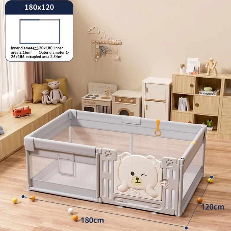 Parc pour bébé portable et pliable, barrière de sécurité intérieure pour tout-petits, clôture de séc