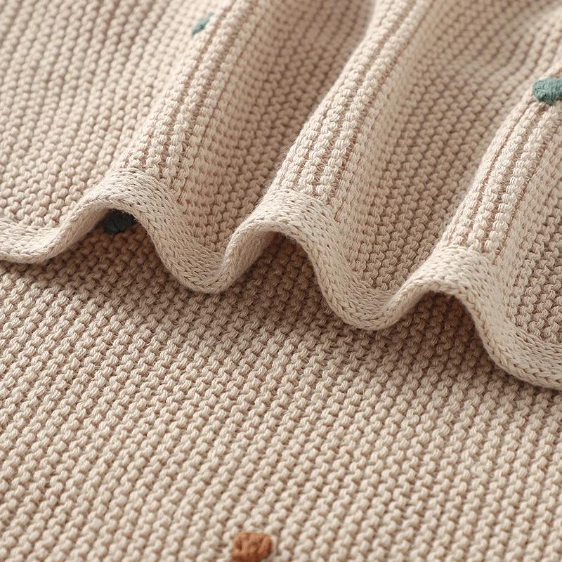 Couverture nouveau-né 90x70cm en coton ultra doux - lange d'emmaillotage et drap de couette pour bébé