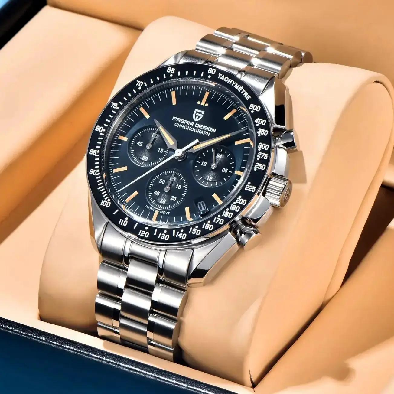 Nouvelle montre PAGANI DESIGN 2026, hommage à CK2998, montre lunaire, montres à quartz rétro de luxe