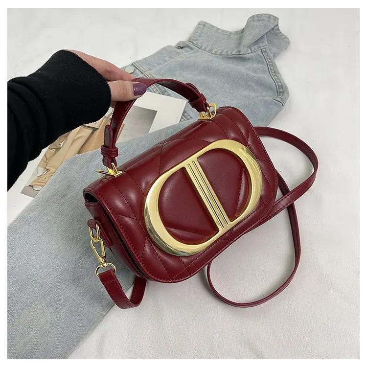 Sac à langer de luxe chic pour femme, grande capacité, sac fourre-tout élégant en cuir, sac à bandou