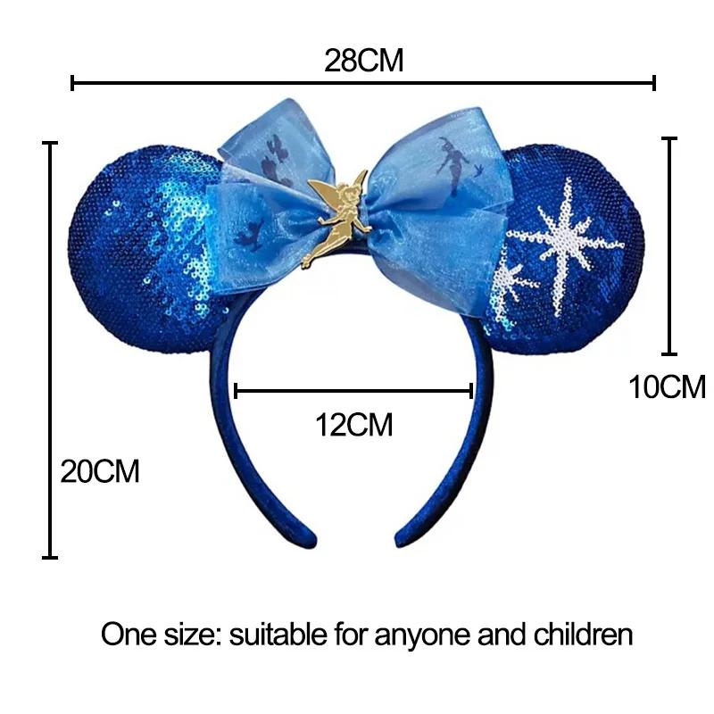 Disney Mickey Minnie oreilles Mulan bandeau oeufs de pâques cheveux cerceau Cosplay bandeau Disneyla