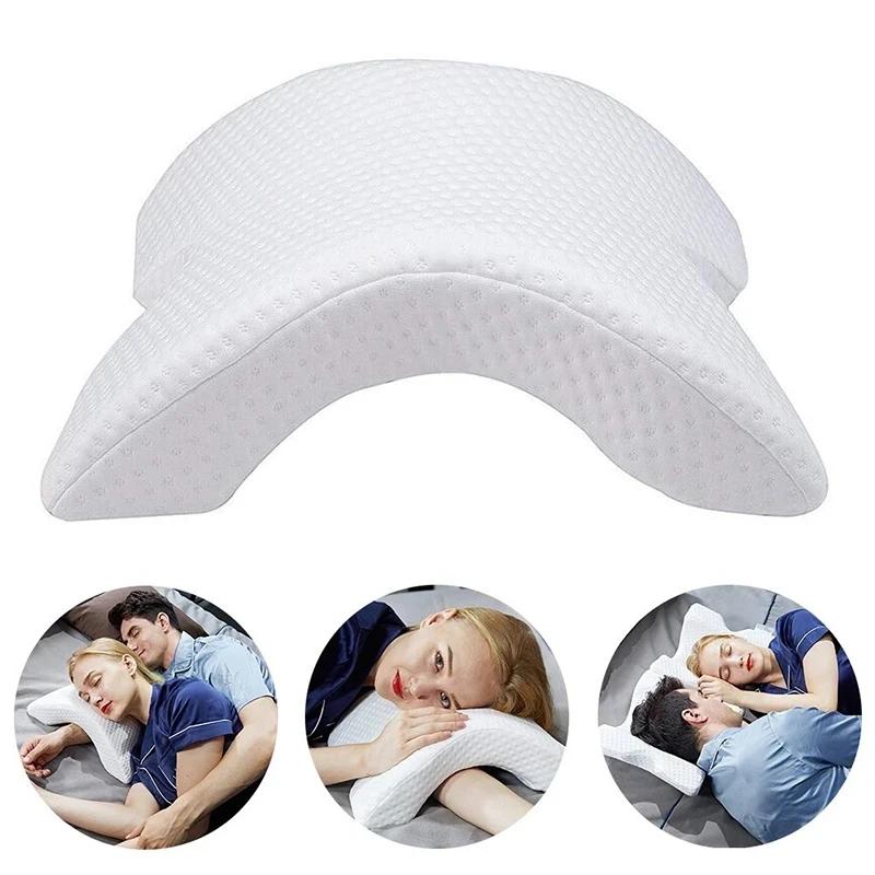 Oreiller orthopédique incurvé en forme de U pour le sommeil, oreiller pour les mains en mousse, prod