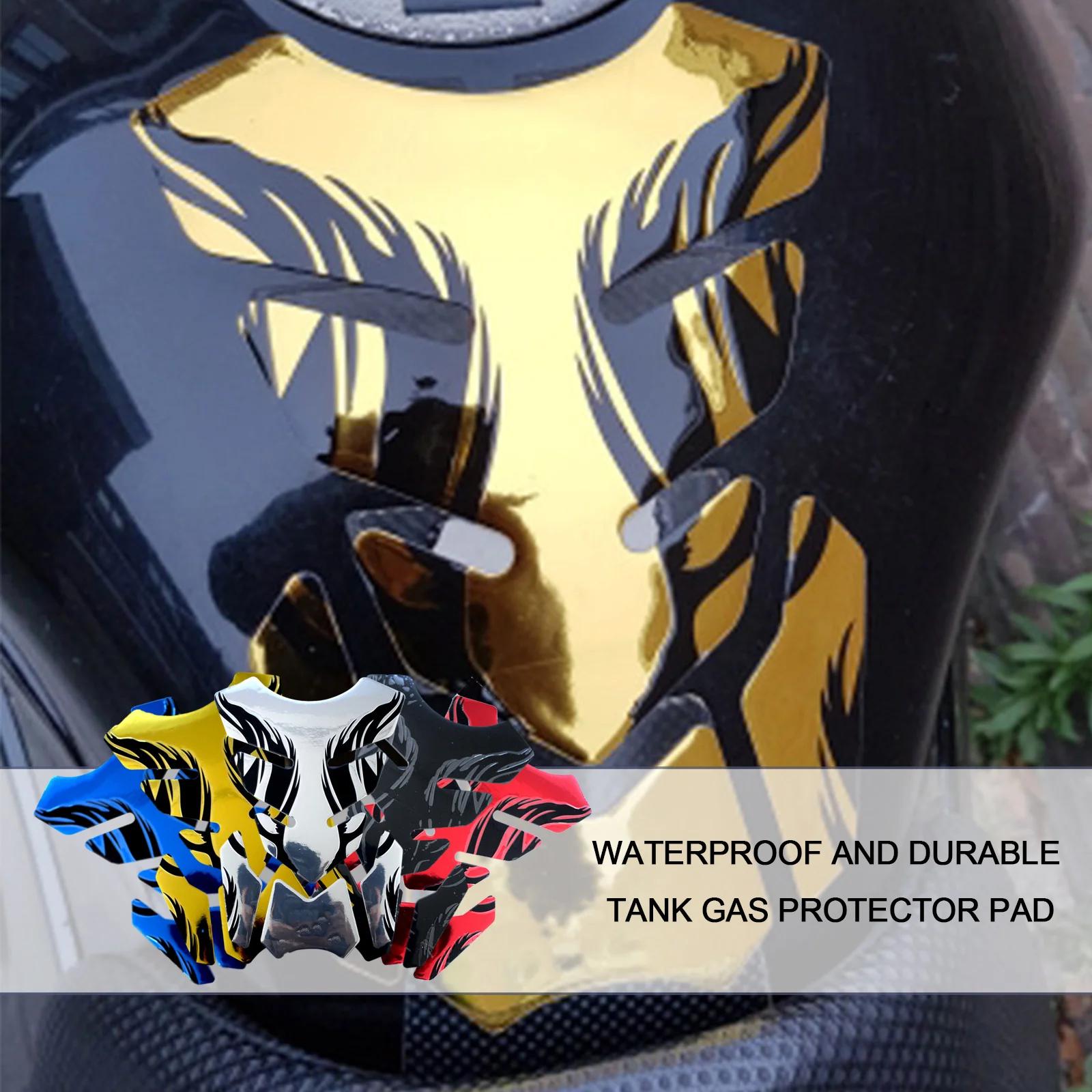 Autocollant de moto en arête de poisson 3D, couvercle de protection d'huile pour réservoir Vstrom 65
