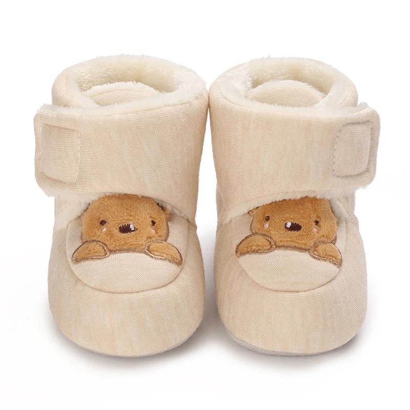 Mode bébé filles garçons mignon doux dessin animé coton enfant en bas âge chaussures premier marcheu