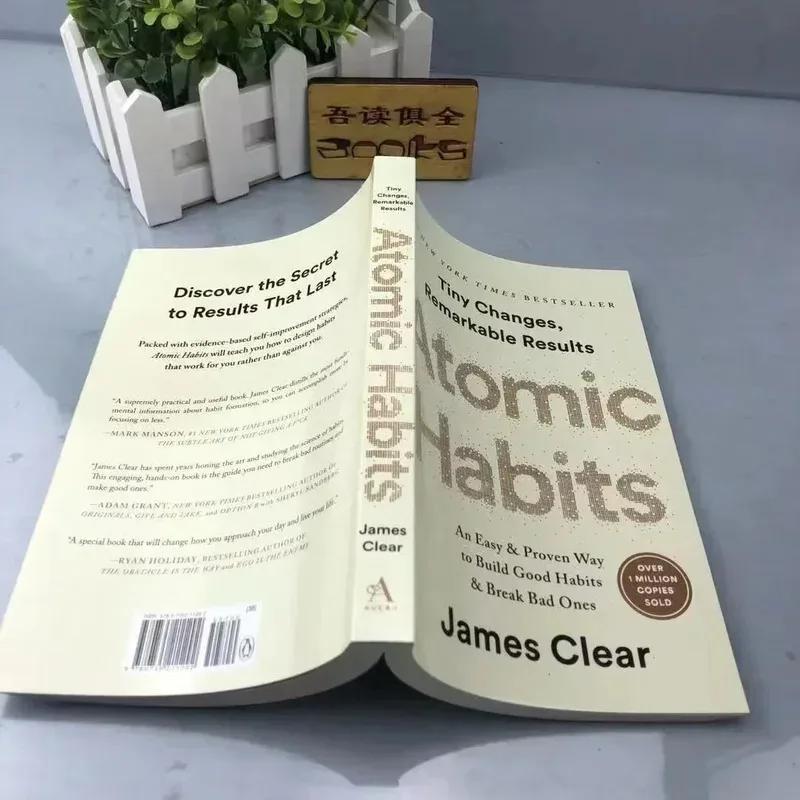 Habitudes atomiques par James Clear English Brochure Facile Moyenne prouvée pour construire des bonn
