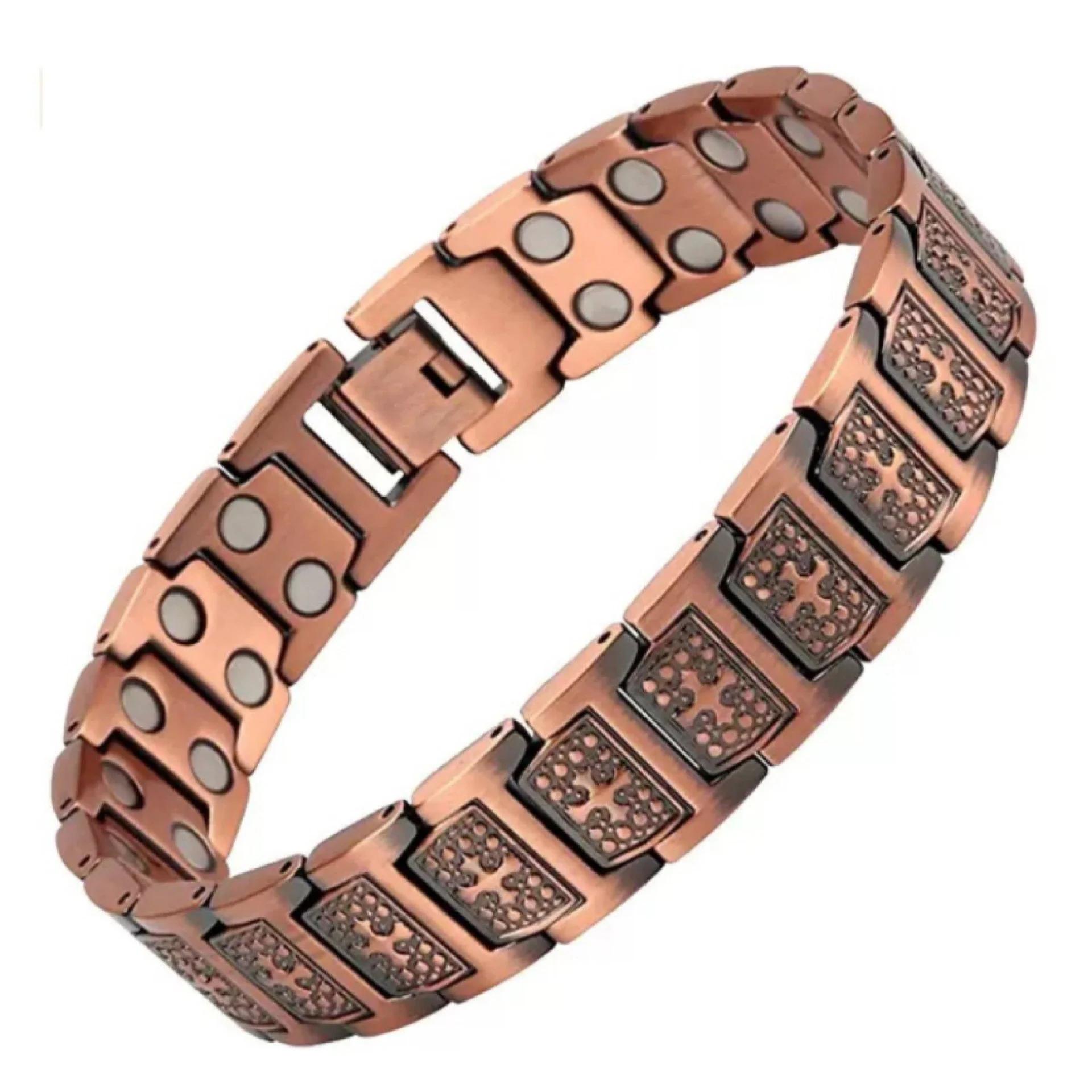 Bracelets populaires pour hommes, femmes et couples ; bracelets magnétiques énergétiques à large ban