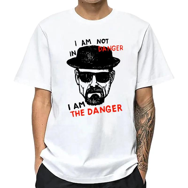 T-shirt homme 100% coton à manches courtes Breaking Bad hommes T-shirt décontracté Heisenberg imprim