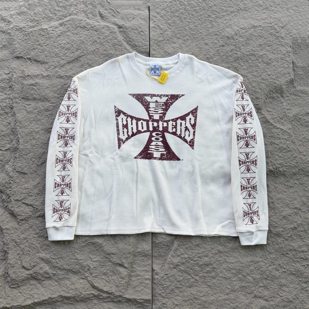 T-shirt vintage imprimé en tissu gaufré de style américain, streetwear de haute qualité, coupe overs