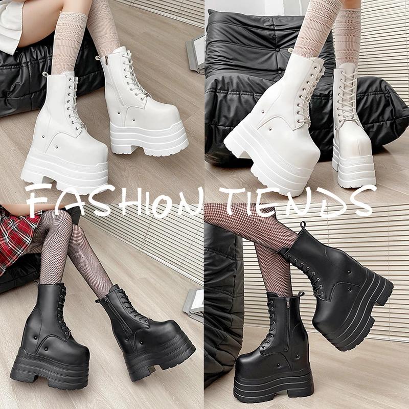 Talons Ultra hauts ~ bottes rehaussantes de 24cm pour femmes, nouvelles bottes courtes de grande tai