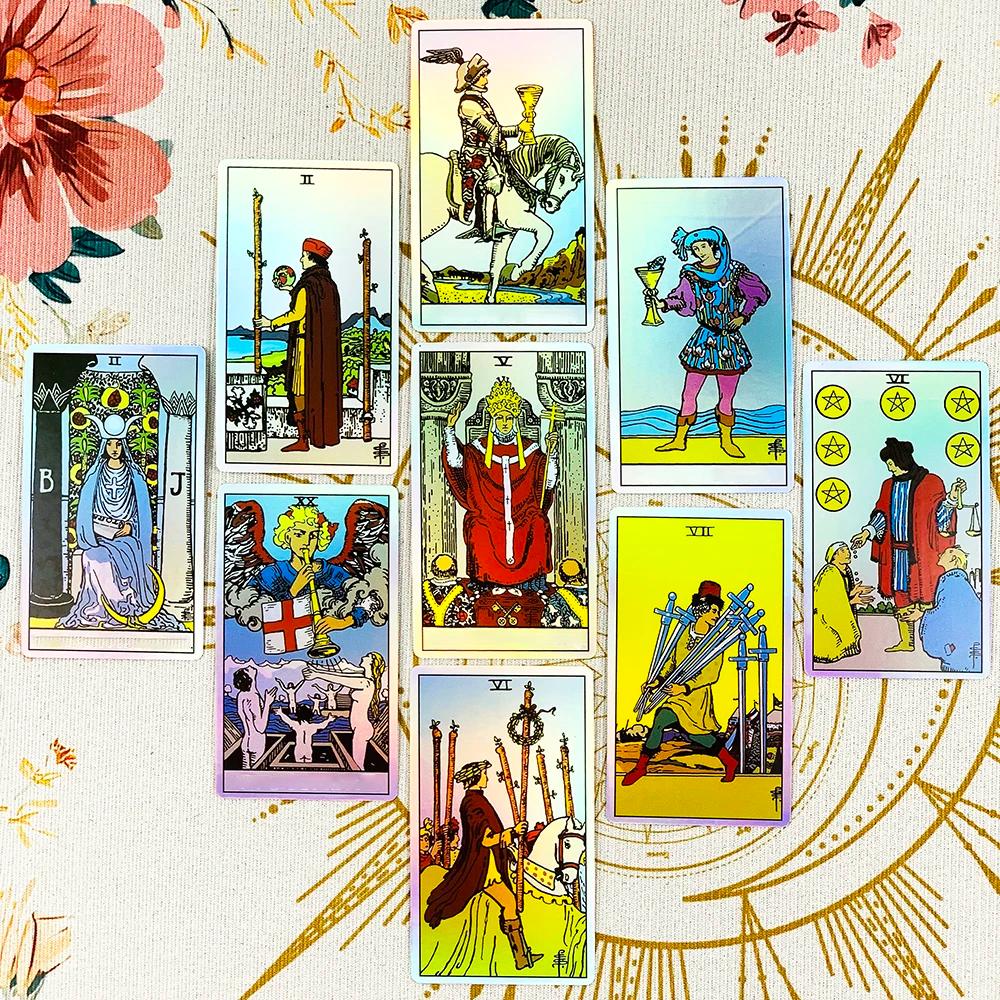 Tarot Oracle 78 pièces cartes spécialement conçues divertissement familial destin Divination jeu de 