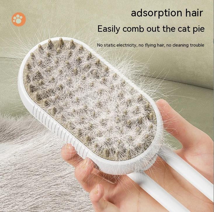 Nouveau peigne de pulvérisation pour animaux de compagnie pour chats et chiens peigne d'épilation de