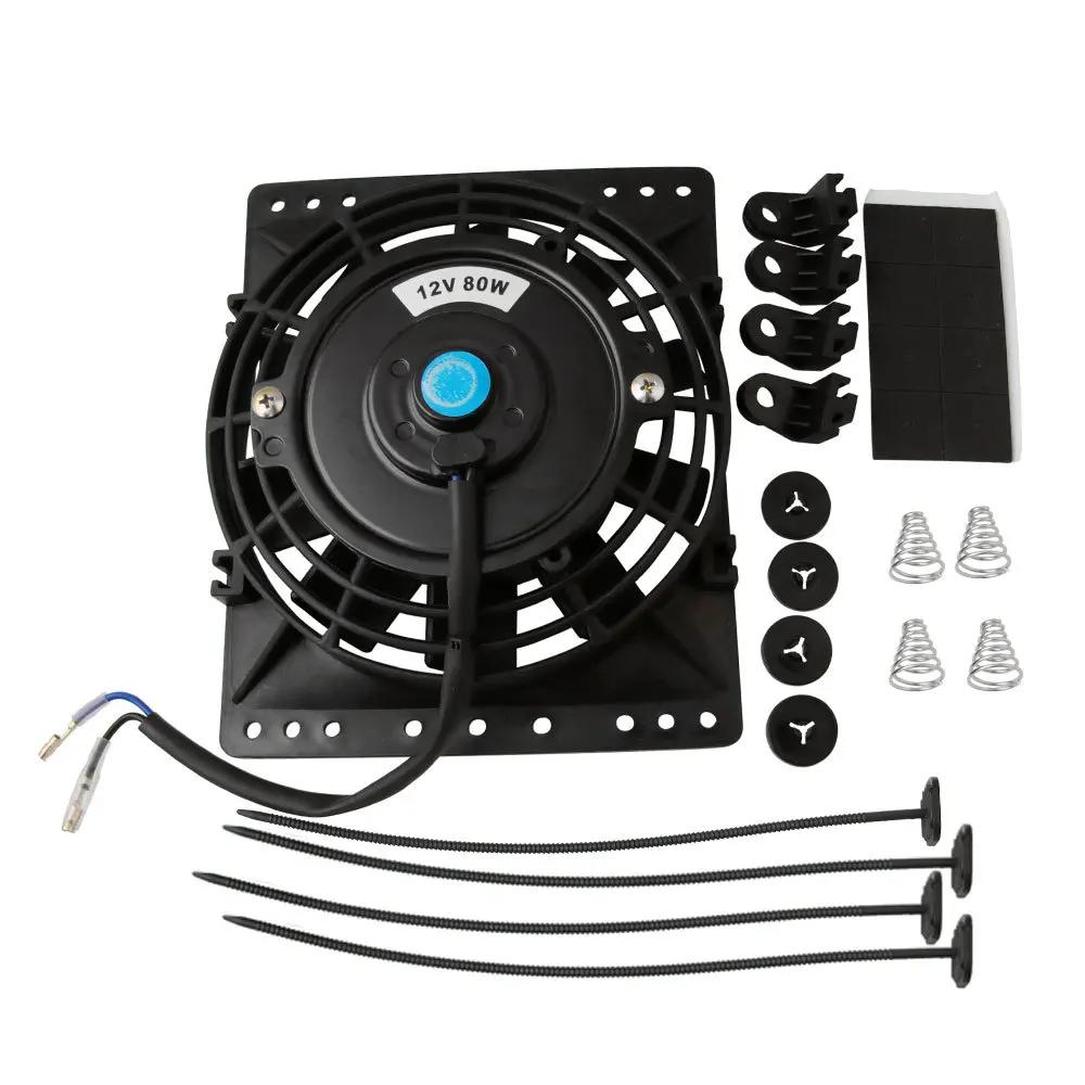 Ventilateurs de refroidissement de radiateur mince 650CFM de 6 pouces, ventilateur électrique univer