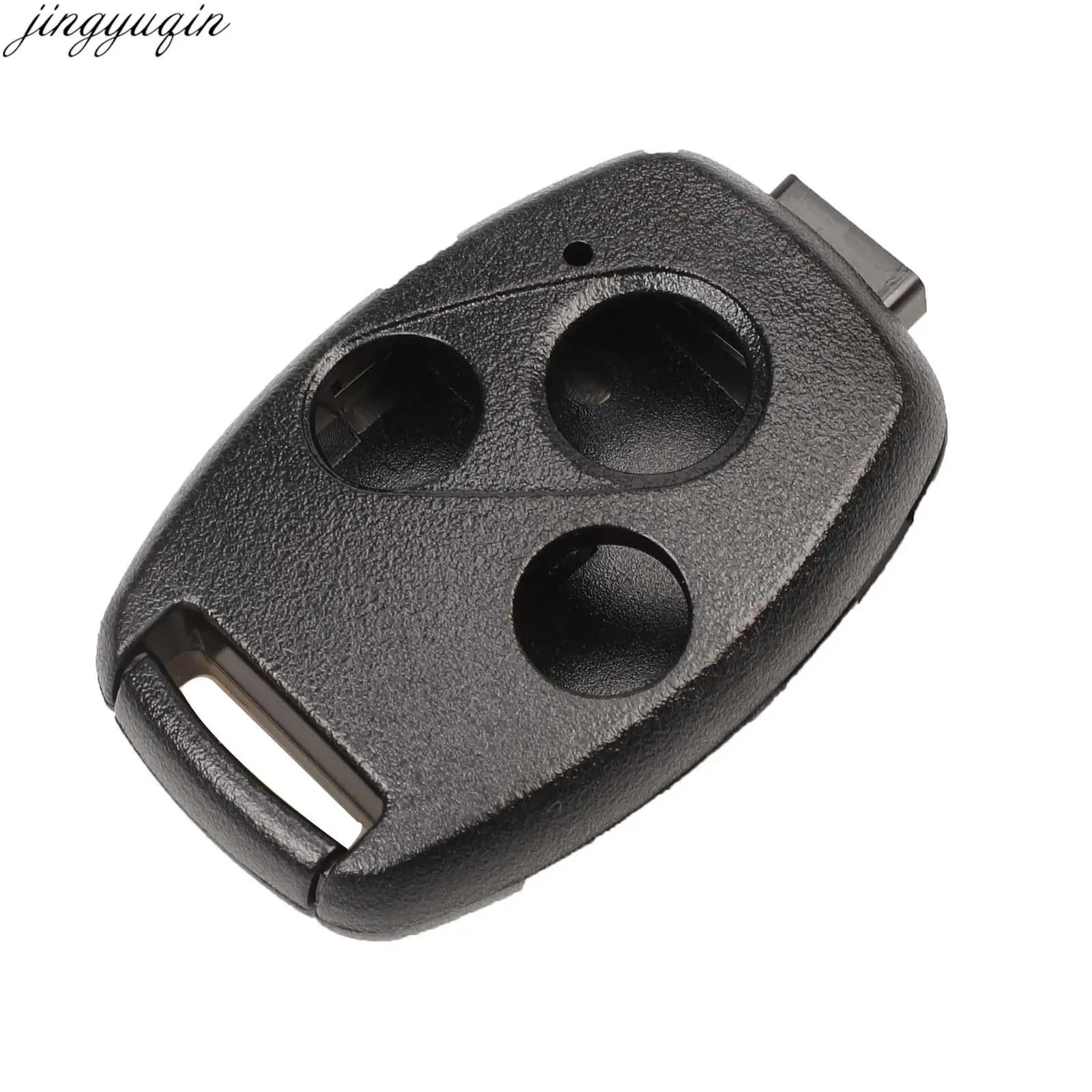 Jingyuqin coque de clé de voiture à distance pour Honda Accord Civic CRV pilote Insight 2/3/4 bouton