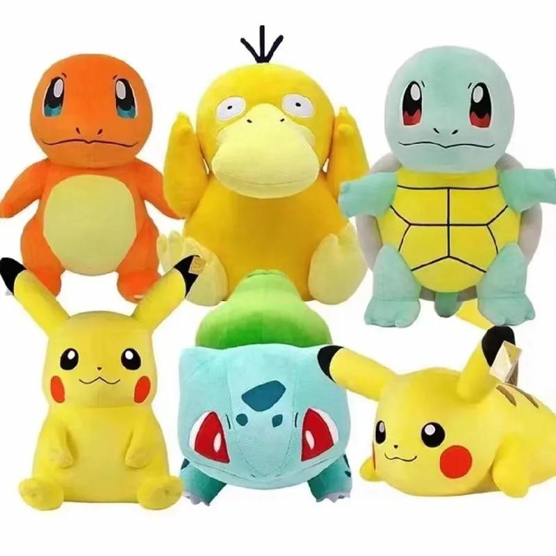 Jouets en peluche Pokemon pour enfants, Pikachu, Raichu, Jenny Turtle, Anime Butter, Kawaii, Anniver