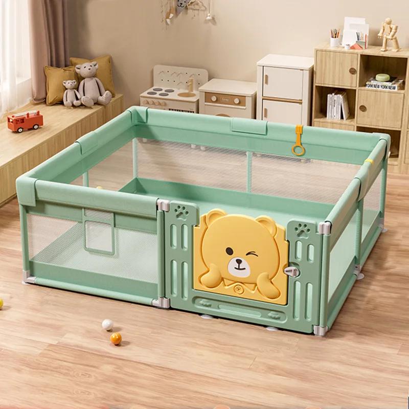 Parc pour bébé portable et pliable, barrière de sécurité intérieure pour tout-petits, clôture de séc