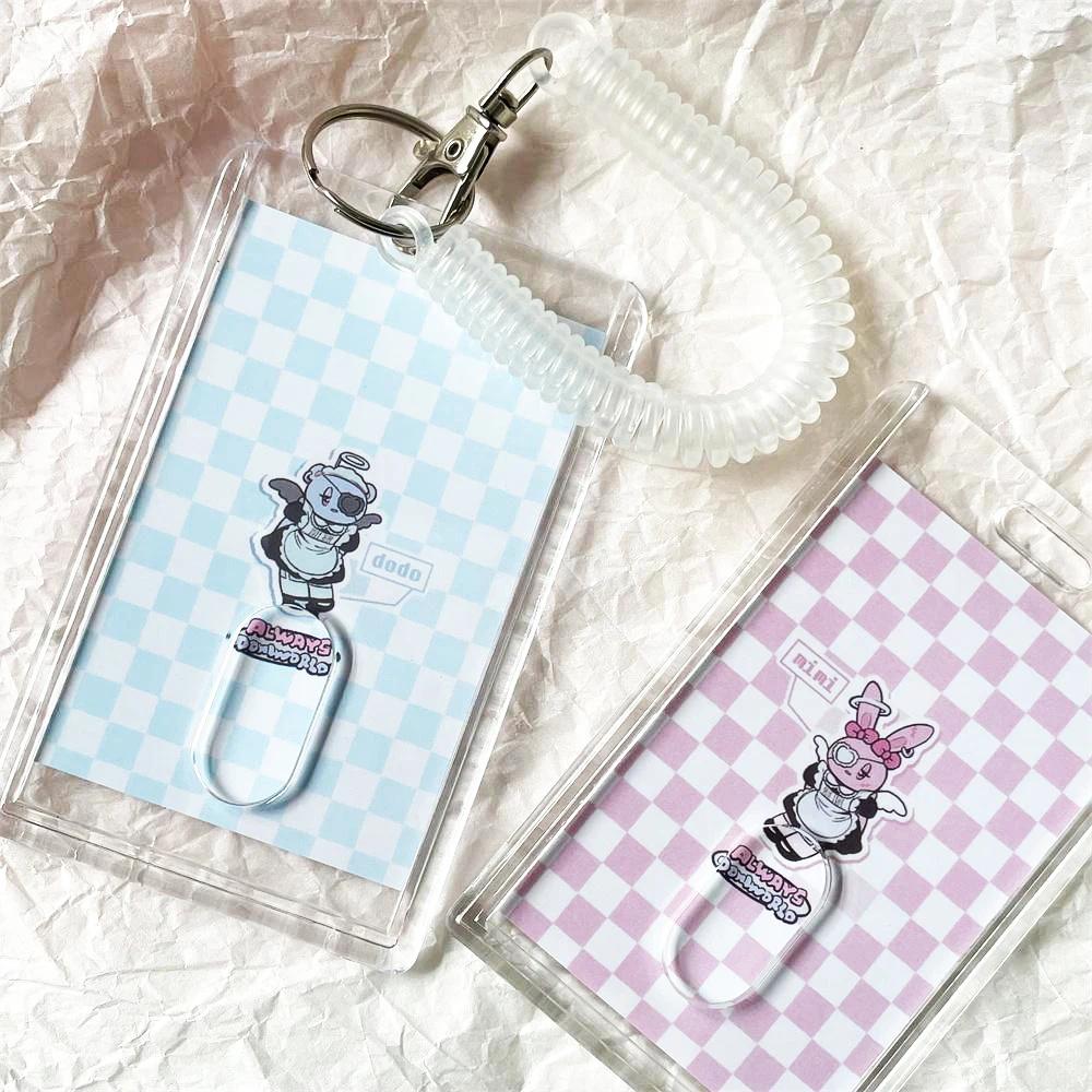 Ins Photocard Holder, Idol Photo Protector, Binder, Idol Photo Sleeves Holder, Pearl Keychain, Stude