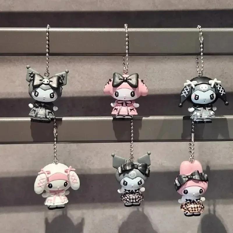 Sanrio Kuromi ma mélodie boîte aveugle Anime Figure Collection filles sac à dos porte-clés jouet Sur