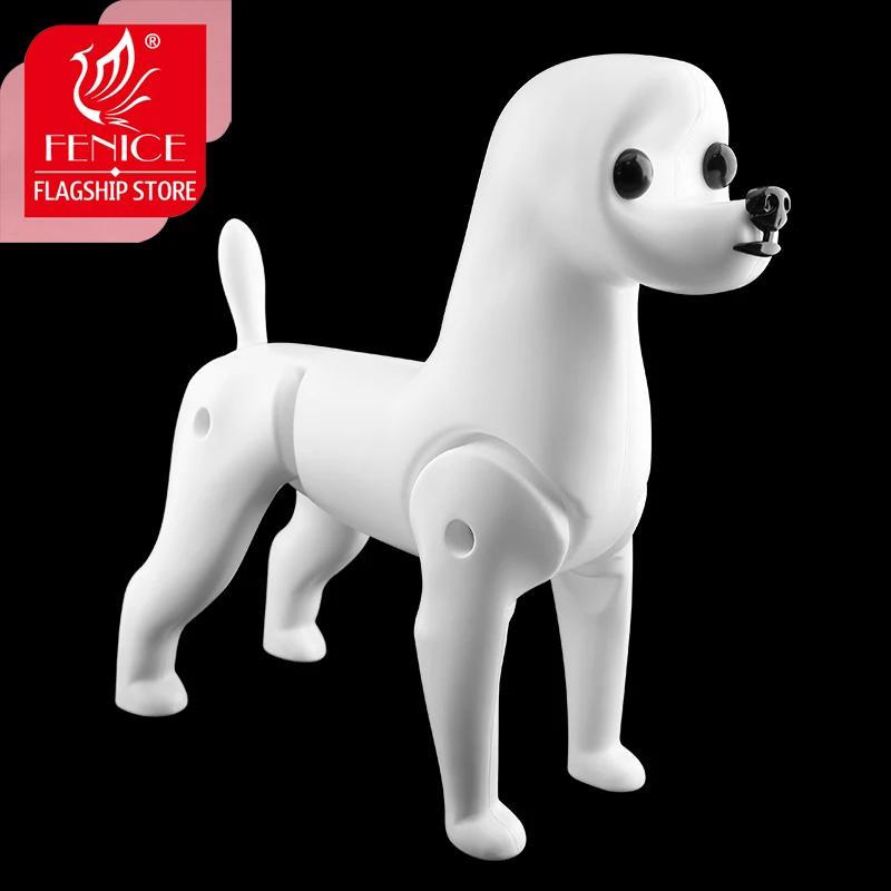 Fenice Simulation d'animaux de compagnie toilettage faux chien modèle pratique chien Standard squele
