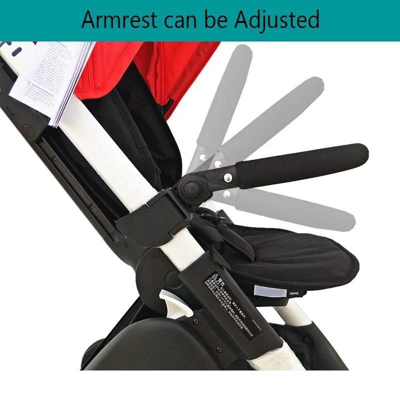 Accessoires de poussette pour bébé, pare-chocs d'accoudoir, planche repose-jambes pour pied de lit d