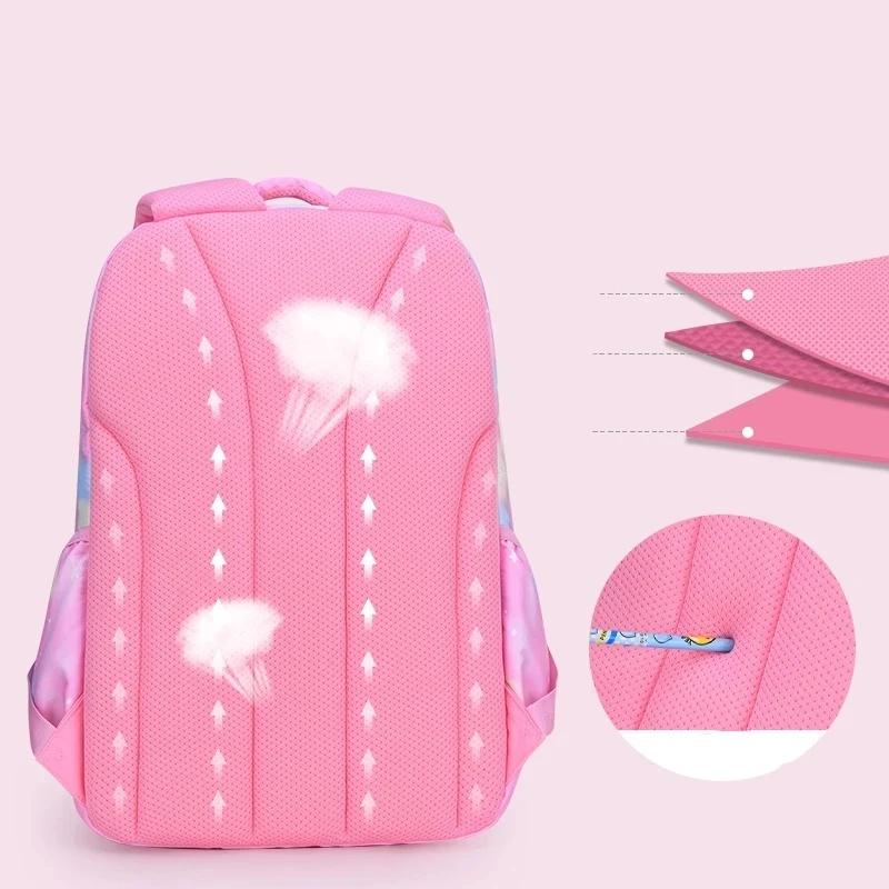 Enfants fille sac à dos sac d'école rose pour enfant enfant adolescent cartable primaire Kawaii mign