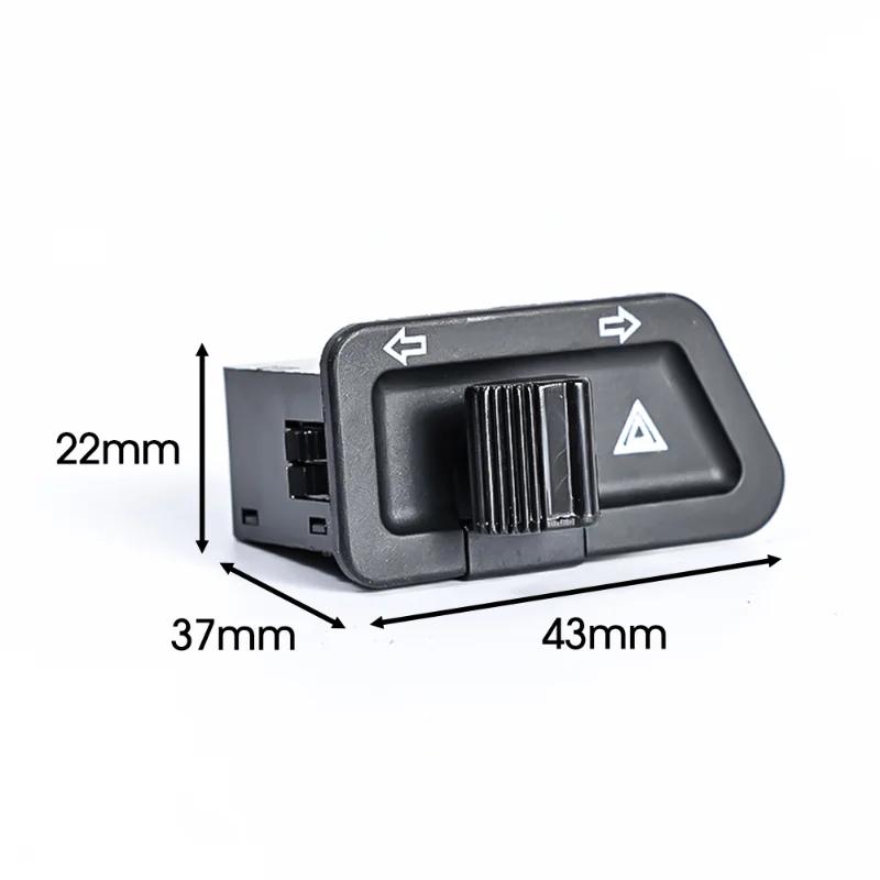 Bouton de commutation de clignotant de moto, double flash, marche, arrêt, démarrage, véhicules élect