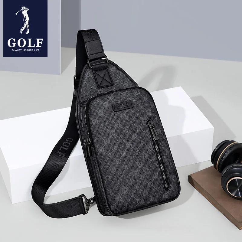 Sac à bandoulière GOLF pour hommes, sac à bandoulière, sac de poitrine tendance, petit sac d'affaire