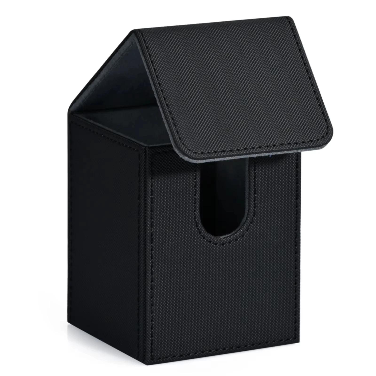 Boîte de jeu de cartes, boîte de rangement de cartes contient plus de 100 cartes à manches simples, 